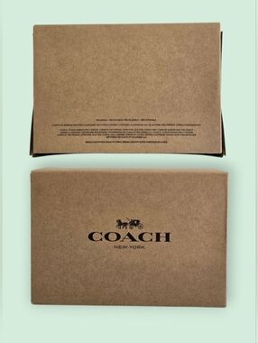 Coach Brown Box-New 6.5"×4.5"×2"